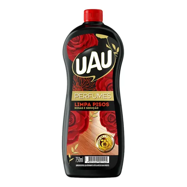 Limpa Pisos Uau Perfumado Rosas e Sedução 750 ml